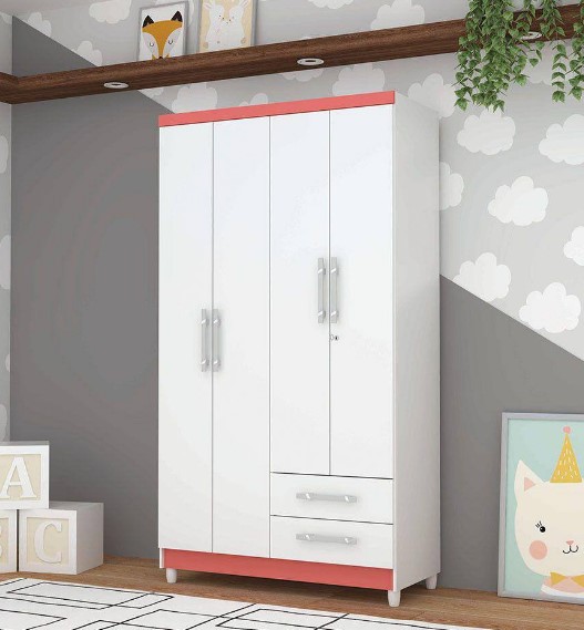 GUARDA ROUPA LINE 4 PORTAS