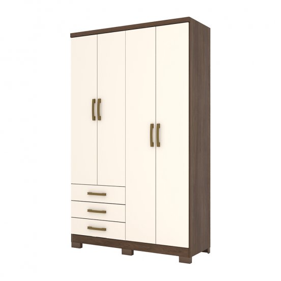 GUARDA ROUPA CAJU 4 PORTAS