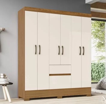GUARDA ROUPA  6 PORTAS BS01 BRIZZ