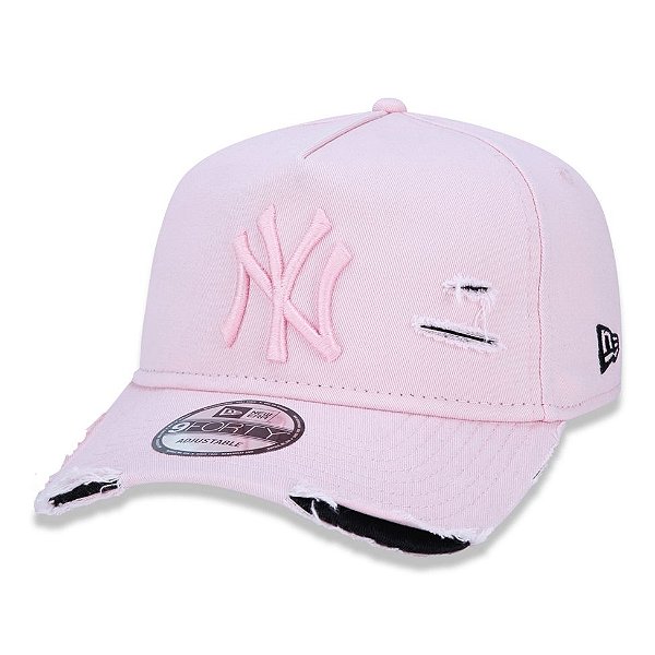 Boné New Era Destroyed New York Yankees Rosa