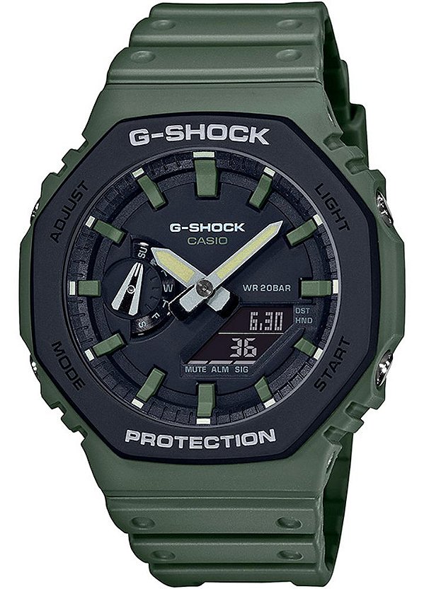 Relógio G-Shock Ga-2110Su-3Adr Carbon Core Guard - Verde