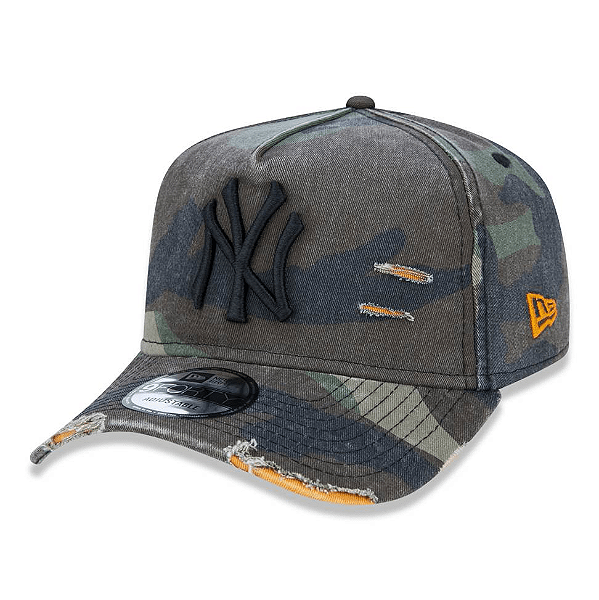 Boné New Era Destroyed New York Yankees Camuflado