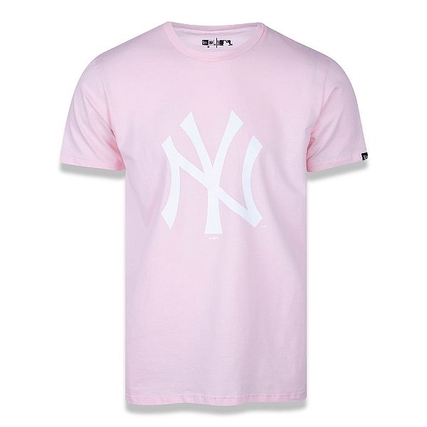 Camiseta New Era Ny Yankees Rosa