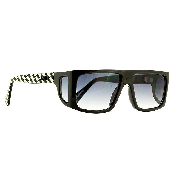 Óculos De Sol Evoke B-Side São Paulo Black A05 Black Shine- Gray Gradient