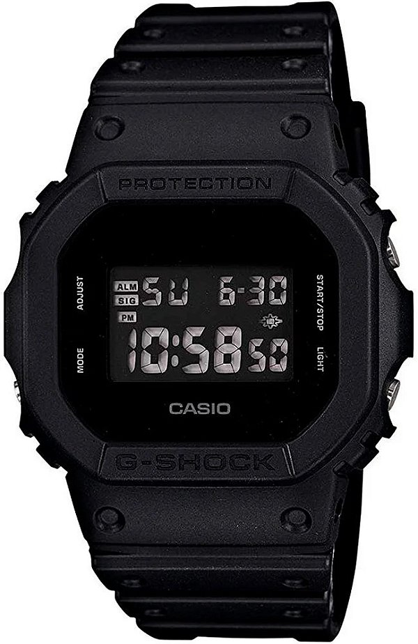 Relogio De Pulso Casio G-Shock Digital Modelo Dw-5600Bb-1Dr
