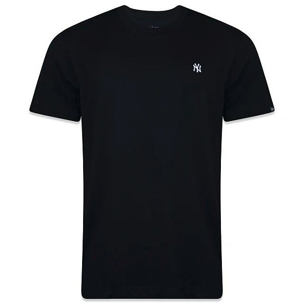 Camiseta New Era Básica Essencial Ny - Preto