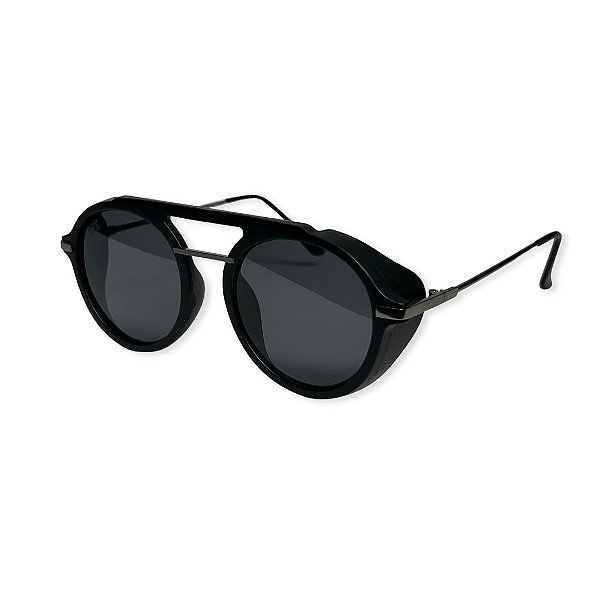 Óculos Rpk Round Urban Xr53025 Redondo Preto Fosco
