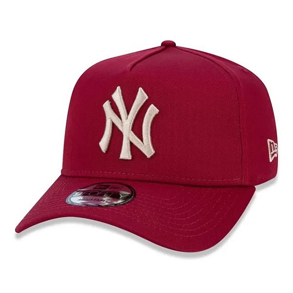 Boné New Era Aba Curva New York Yankees Vinho