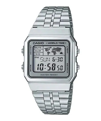 Relógio De Pulso Casio Vintage Digital A500wa-7Df-Sc
