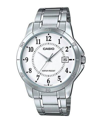 Relógio De Pulso Casio Collect Silver Mtp-V004d-7B
