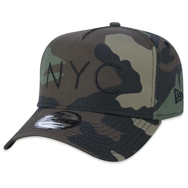 Boné New Era Aba Curva New York City Camuflado