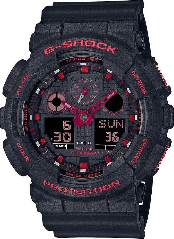 Relógio De Pulso Casio Gshock Ga100bnr1adr