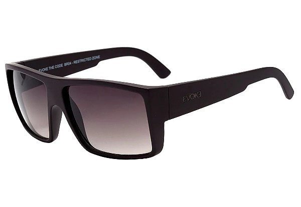 Óculos Evoke The Code Br04 Brown Matte Grafiti Brown Gradient