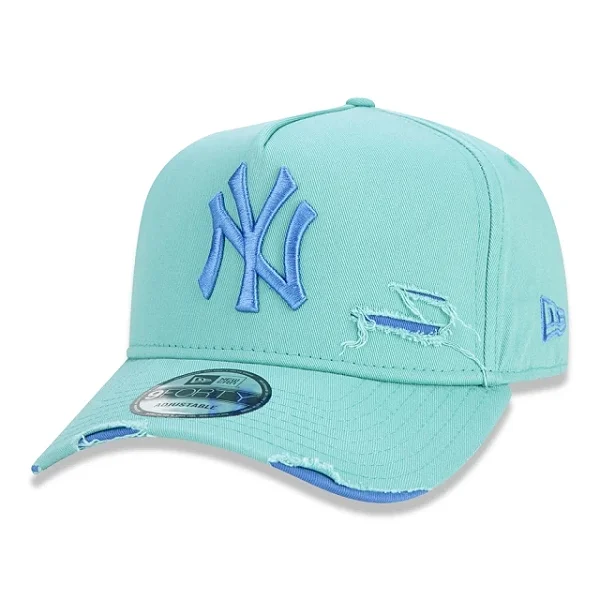 Boné New Era Destroyed New York Yankes Verde