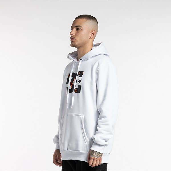 Moletom Dc Star Fire Fill White