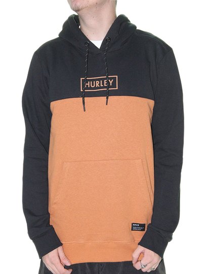 Moletom Hurley Fechado Mini Box Black Ocre