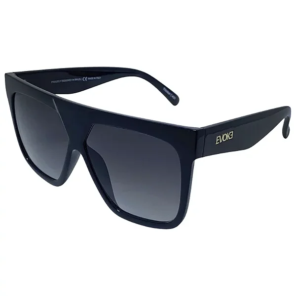 Óculos Evoke Thinker A01 Black Shine Silver Gray Gradient