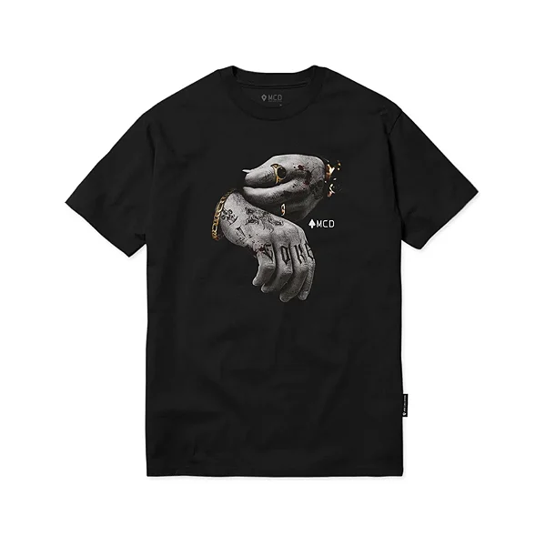 Camiseta Mcd Regular Manos Core Black