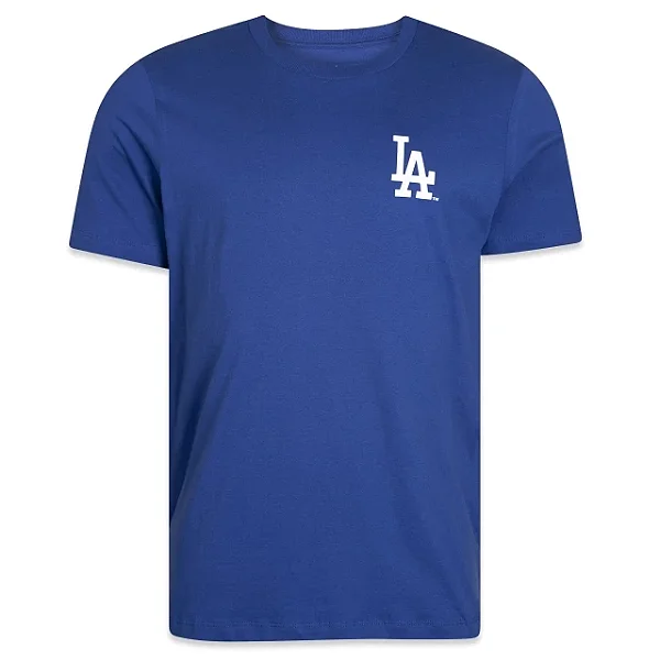 Camiseta New Era Minimal Los Angeles Dodgers Marinho