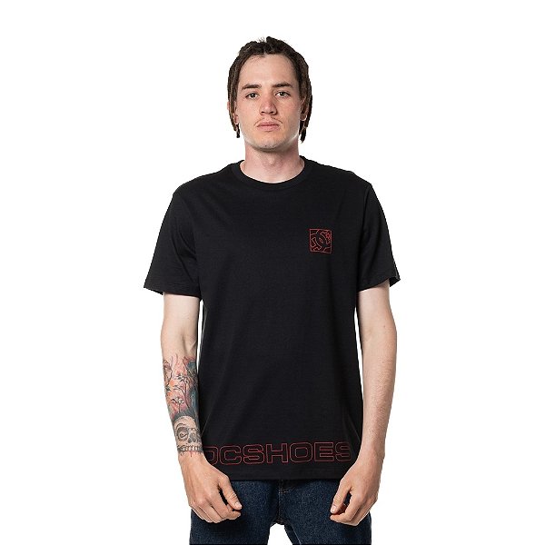 Camiseta Dc All Outline Black
