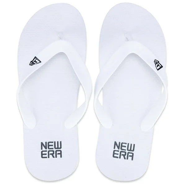 Chinelo New Era Flip Flop White