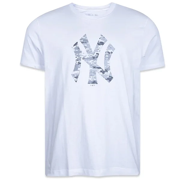 Camiseta New Era Core New York Yankees White