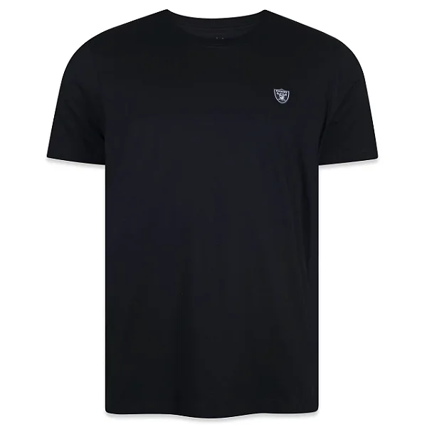 Camiseta New Era Patch Los Angeles Raiders Black