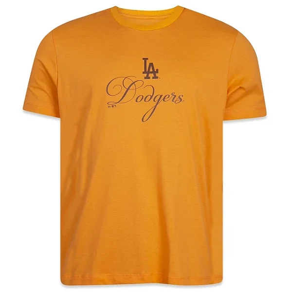 Camiseta New Era Classic Los Angeles Dodgers Orange