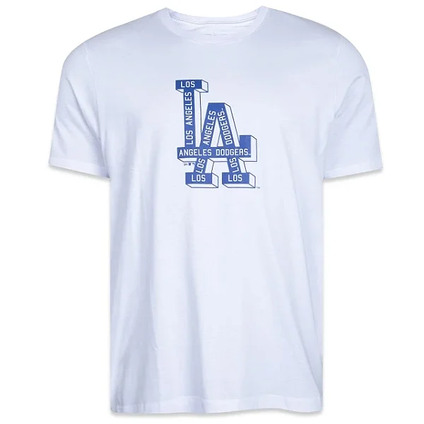 Camiseta New Era Core Los Angeles Dodgers White