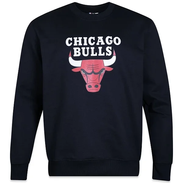Moletom New Era Core Chicago Bulls Black