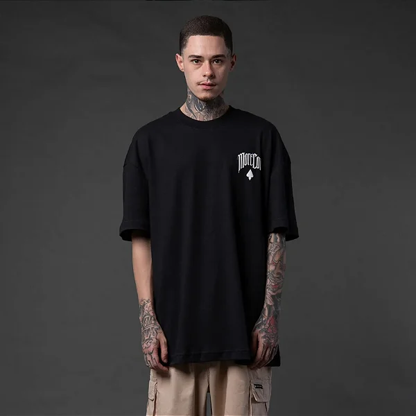 Camiseta Mcd Box Fit Bandana Black