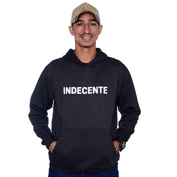 Moletom André Alicate Vó Maria Indecente Modelo 2