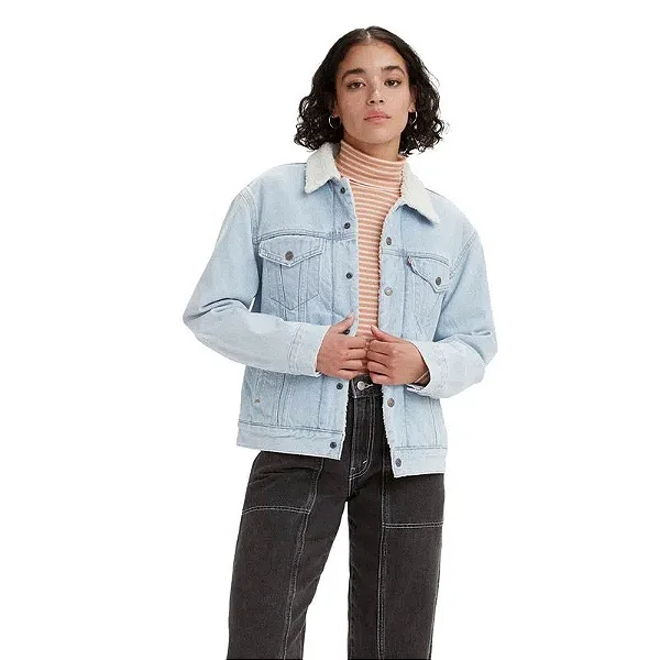 Jaqueta Levis Jeans Ex Boyfriend Sherpa Trucker Clara