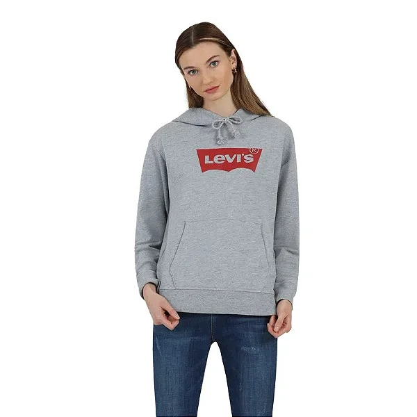 Moletom Levis Feminino Graphic Standard Hoodie Cinza