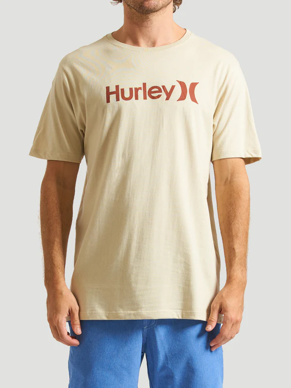 Camiseta Hurley Silk Oeo Solid Areia