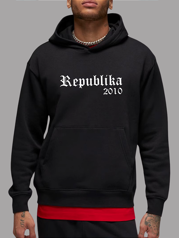 Moletom Rpk 2010 Fechado Com Capuz Black
