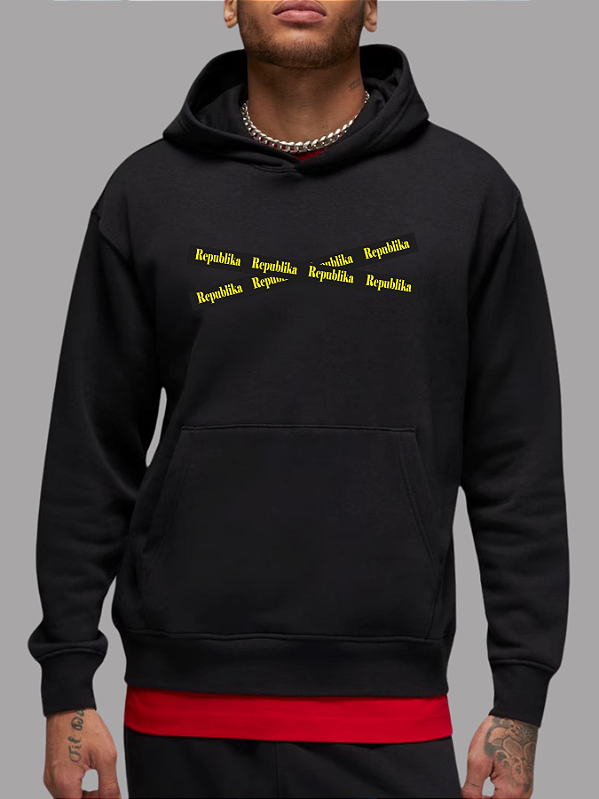 Moletom Rpk Banned Neon Fechado Com Capuz Black