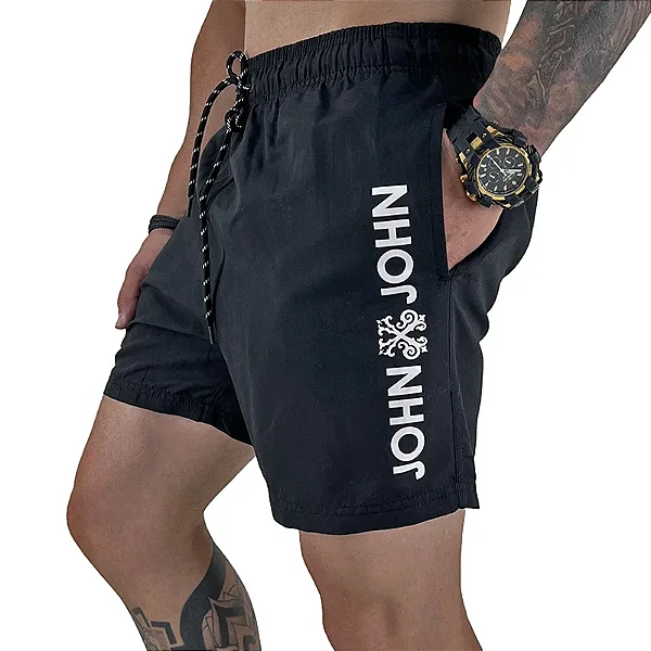 Short John John Glam Rock Black