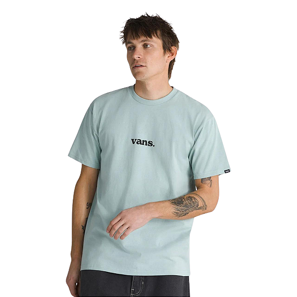 Camiseta Vans Lower Corecase Ss Gray Mist Black