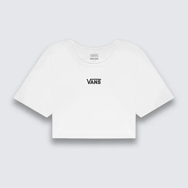 Cropped Vans Flying V Crew Crop Ii White
