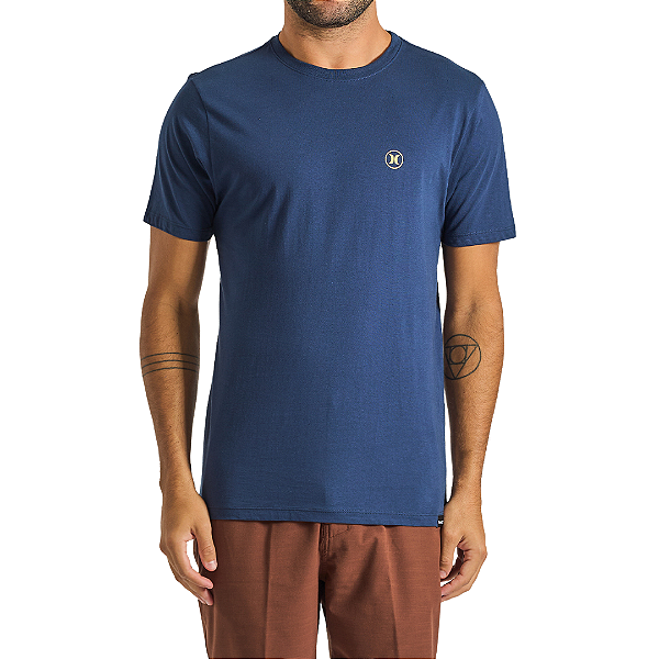 Camiseta Hurley Silk Mini Icon Marinho