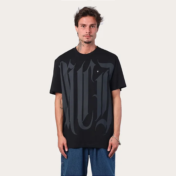 Camiseta Mcd Regular Caligrafitti Black