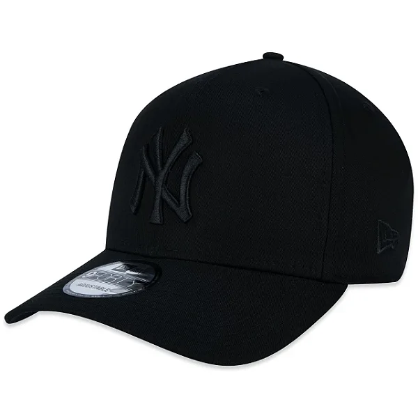 Boné New Era Aba Curva New York Yankees Black