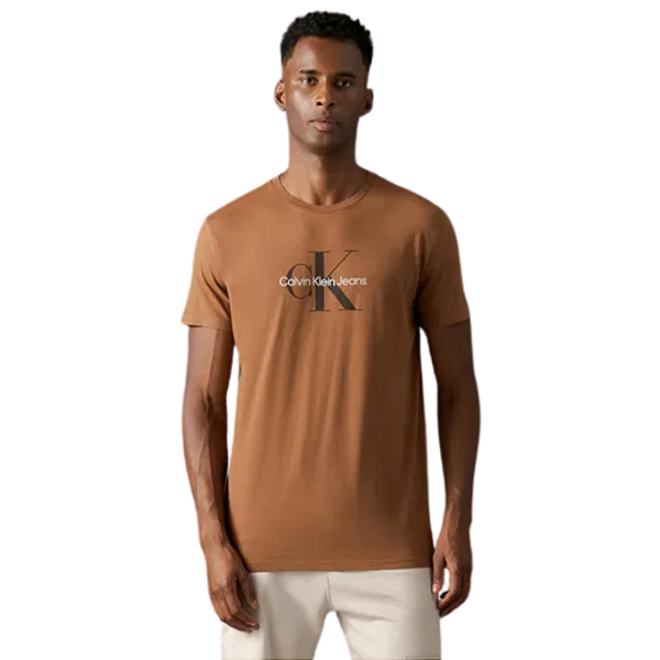 Camiseta Calvin Klein Masculina Marrom