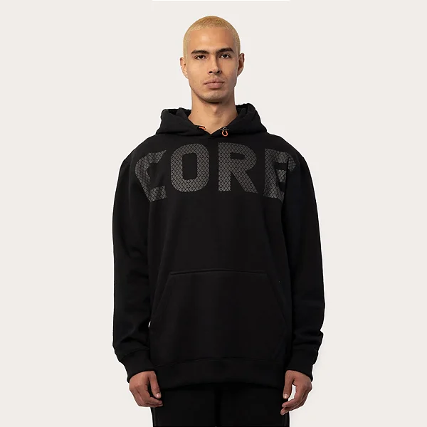 Moletom Mcd Canguru Fechado Core Black