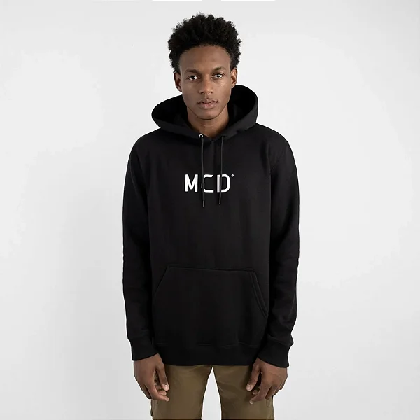 Moletom Mcd Canguru Fechado Black