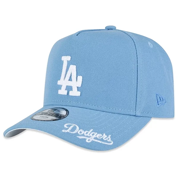 Boné New Era Aba Curva Infantil Los Angeles Dodgers Blue