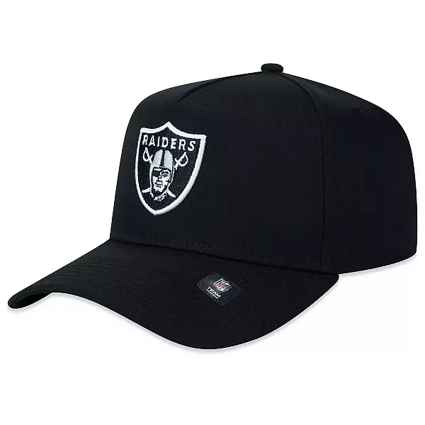 Boné Aba Curva Licenciado Nfl Las Vegas Raiders Black