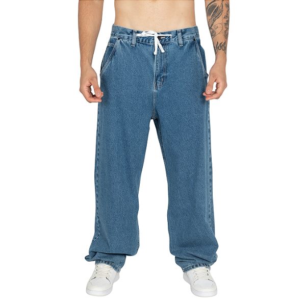 Calça Jeans Dc Shoes Worker Baggy Ice Blue