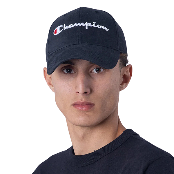 Boné Champion Aba Curva Script Snap Black